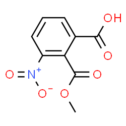 ChemSpider 2D Image | 2-(Methoxycarbonyl)-3-nitrobenzoic acid | C9H7NO6