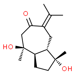ChemSpider 2D Image | Zedoarondiol | C15H24O3