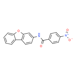 ChemSpider 2D Image | N-(Dibenzo[b,d]furan-3-yl)-4-nitrobenzamide | C19H12N2O4
