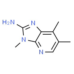 ChemSpider 2D Image | 3,6,7-Trimethyl-3H-imidazo[4,5-b]pyridin-2-amine | C9H12N4