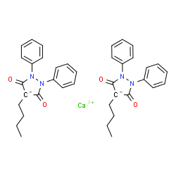 ChemSpider 2D Image | Phenylbutazone calcium salt | C38H38CaN4O4