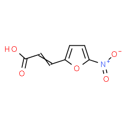 ChemSpider 2D Image | 3-(5-Nitro-2-furyl)acrylic acid | C7H5NO5