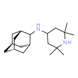 ChemSpider 2D Image | N-[(1r,3r,5r,7r)-Adamantan-2-yl]-2,2,6,6-tetramethyl-4-piperidinamine | C19H34N2