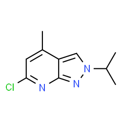 ChemSpider 2D Image | 6-chloro-2-isopropyl-4-methylpyrazolo[3,4-b]pyridine | C10H12ClN3