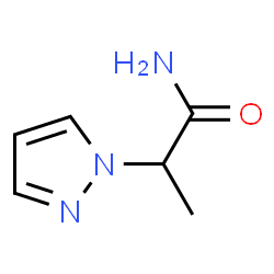 ChemSpider 2D Image | 2-(pyrazol-1-yl)propanamide | C6H9N3O