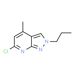 ChemSpider 2D Image | 6-chloro-4-methyl-2-propylpyrazolo[3,4-b]pyridine | C10H12ClN3