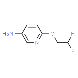 ChemSpider 2D Image | 6-(2,2-Difluoroethoxy)-3-pyridinamine | C7H8F2N2O