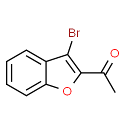 ChemSpider 2D Image | 1-(3-Bromo-1-benzofuran-2-yl)ethanone | C10H7BrO2