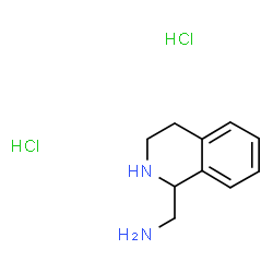 ChemSpider 2D Image | (1,2,3,4-Tetrahydroisoquinolin-1-yl)methanamine dihydrochloride | C10H16Cl2N2