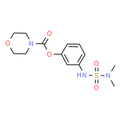 ChemSpider 2D Image | 3-[(Dimethylsulfamoyl)amino]phenyl 4-morpholinecarboxylate | C13H19N3O5S