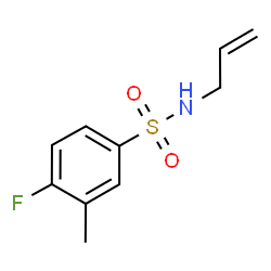 ChemSpider 2D Image | N-Allyl-4-fluoro-3-methylbenzenesulfonamide | C10H12FNO2S