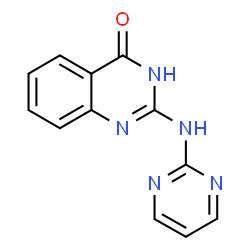 ChemSpider 2D Image | 4-quinazolinol, 2-(2-pyrimidinylamino)- | C12H9N5O