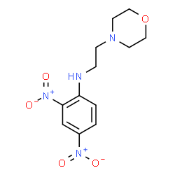 ChemSpider 2D Image | N-[2-(4-Morpholinyl)ethyl]-2,4-dinitroaniline | C12H16N4O5
