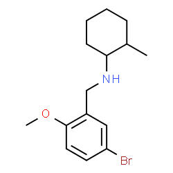 ChemSpider 2D Image | N-(5-Bromo-2-methoxybenzyl)-2-methylcyclohexanamine | C15H22BrNO