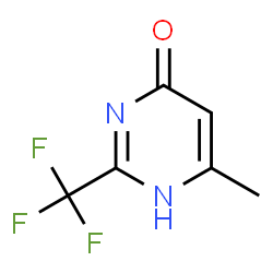 ChemSpider 2D Image | 6-methyl-2-(trifluoromethyl)pyrimidin-4-ol | C6H5F3N2O