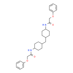ChemSpider 2D Image | N,N'-(Methylenedi-4,1-cyclohexanediyl)bis(2-phenoxyacetamide) | C29H38N2O4
