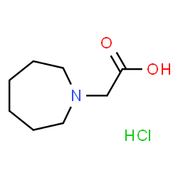 ChemSpider 2D Image | azepan-1-ylacetic acid hydrochloride | C8H16ClNO2