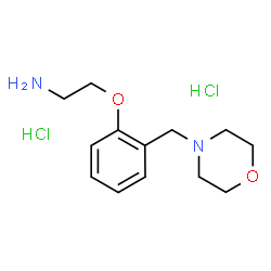 ChemSpider 2D Image | 2-[2-(4-Morpholinylmethyl)phenoxy]ethanamine dihydrochloride | C13H22Cl2N2O2
