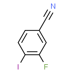 ChemSpider 2D Image | 3-Fluoro-4-iodobenzonitrile | C7H3FIN