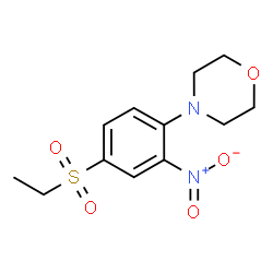 ChemSpider 2D Image | 4-[4-(Ethylsulfonyl)-2-nitrophenyl]morpholine | C12H16N2O5S