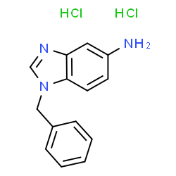 ChemSpider 2D Image | 1-benzyl-1,3-benzodiazol-5-amine dihydrochloride | C14H15Cl2N3