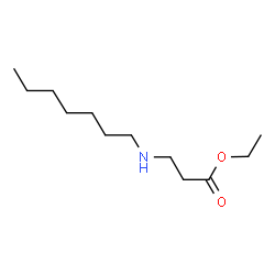 ChemSpider 2D Image | Ethyl N-heptyl-beta-alaninate | C12H25NO2