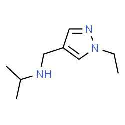 ChemSpider 2D Image | [(1-ETHYLPYRAZOL-4-YL)METHYL](ISOPROPYL)AMINE | C9H17N3