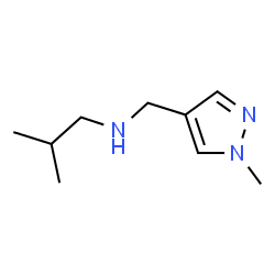 ChemSpider 2D Image | (2-METHYLPROPYL)[(1-METHYLPYRAZOL-4-YL)METHYL]AMINE | C9H17N3
