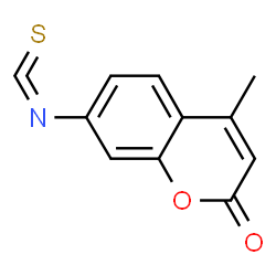 ChemSpider 2D Image | 7-isothiocyanato-4-methylchromen-2-one | C11H7NO2S