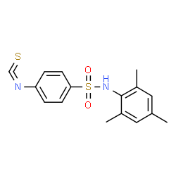 ChemSpider 2D Image | 4-Isothiocyanato-N-mesitylbenzenesulfonamide | C16H16N2O2S2
