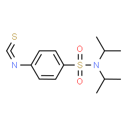 ChemSpider 2D Image | N,N-Diisopropyl-4-isothiocyanatobenzenesulfonamide | C13H18N2O2S2