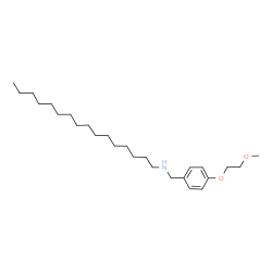 ChemSpider 2D Image | N-[4-(2-Methoxyethoxy)benzyl]-1-hexadecanamine | C26H47NO2