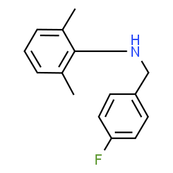 ChemSpider 2D Image | N-(4-Fluorobenzyl)-2,6-dimethylaniline | C15H16FN