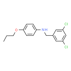 ChemSpider 2D Image | N-(3,5-Dichlorobenzyl)-4-propoxyaniline | C16H17Cl2NO