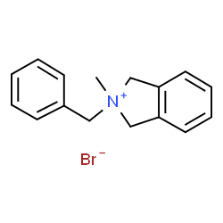 ChemSpider 2D Image | 2-Benzyl-2-methyl-2,3-dihydro-1H-isoindolium bromide | C16H18BrN