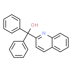 ChemSpider 2D Image | Diphenyl(2-quinolinyl)methanol | C22H17NO