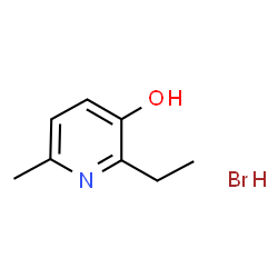 ChemSpider 2D Image | 2-Ethyl-6-methyl-3-pyridinol hydrobromide (1:1) | C8H12BrNO