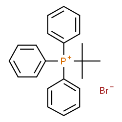 ChemSpider 2D Image | (2-Methyl-2-propanyl)(triphenyl)phosphonium bromide | C22H24BrP