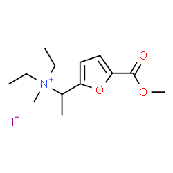 ChemSpider 2D Image | N,N-Diethyl-1-[5-(methoxycarbonyl)-2-furyl]-N-methylethanaminium iodide | C13H22INO3