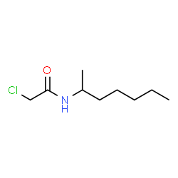 ChemSpider 2D Image | 2-Chloro-N-(2-heptanyl)acetamide | C9H18ClNO