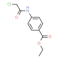 ChemSpider 2D Image | Ethyl 4-(2-Chloroacetamido)Benzoate | C11H12ClNO3