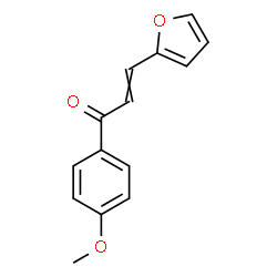 ChemSpider 2D Image | 3-(2-Furyl)-1-(4-methoxyphenyl)-2-propen-1-one | C14H12O3