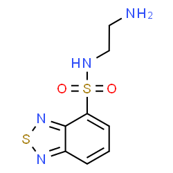 ChemSpider 2D Image | N-(2-Aminoethyl)-2,1,3-benzothiadiazole-4-sulfonamide | C8H10N4O2S2