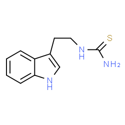ChemSpider 2D Image | [2-(1H-Indol-3-yl)-ethyl]-thiourea | C11H13N3S