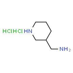 ChemSpider 2D Image | Piperidin-3-ylmethanamine dihydrochloride | C6H16Cl2N2
