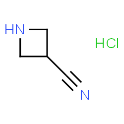 ChemSpider 2D Image | 3-Azetidinecarbonitrile hydrochloride | C4H7ClN2