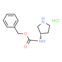 ChemSpider 2D Image | S-3-CBZ-AMINO PYRROLIDINE-HCl | C12H17ClN2O2