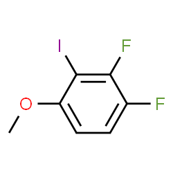 ChemSpider 2D Image | 1,2-Difluoro-3-iodo-4-methoxybenzene | C7H5F2IO