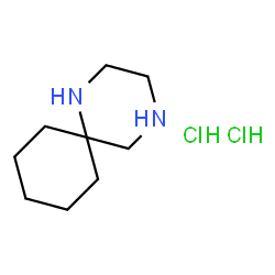 ChemSpider 2D Image | 1,4-Diazaspiro[5.5]undecane dihydrochloride | C9H20Cl2N2