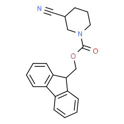 ChemSpider 2D Image | 3-Cyano-1-N-Fmoc-piperidine | C21H20N2O2